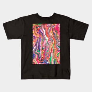 Psychedelic Pastels Kids T-Shirt
